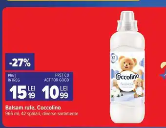Carrefour Balsam rufe Coccolino Ofertă