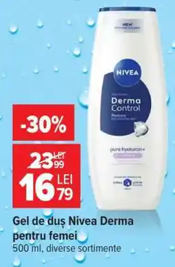 Carrefour Gel de duș Nivea Derma pentru femei Ofertă
