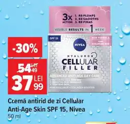 Carrefour Cremă antirid de zi Cellular Anti-Age Skin SPF 15, Nivea Ofertă
