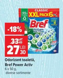 Carrefour Odorizant toaletă, Bref Power Activ Ofertă