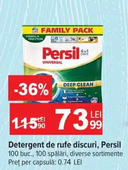 Carrefour Detergent de rufe discuri, Persil Ofertă
