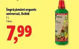 Lidl Îngrășământ organic universal, lichid Ofertă