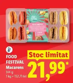 Lidl FOOD FESTIVAL Macarons Ofertă