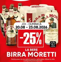PROFI Birra Moretti Ofertă
