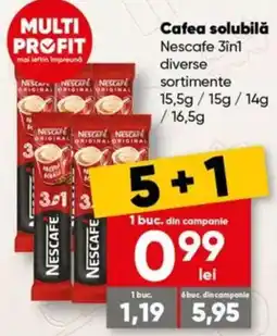 PROFI Nescafe cafea solubila 3in1 Ofertă