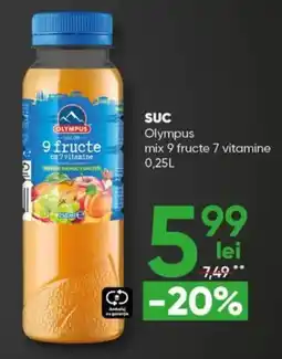 PROFI Olympus suc de 9 fructe cu 7 vitamine Ofertă