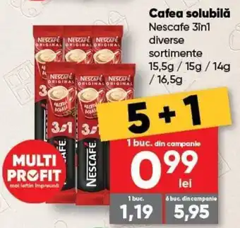 Nescafe cafea solubila 3in1