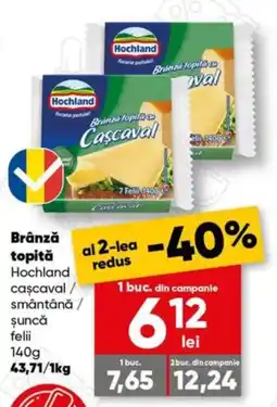 PROFI Hochland brânză topită cu cașcaval Ofertă