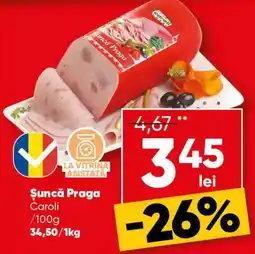 PROFI Carolī șuncă praga Ofertă