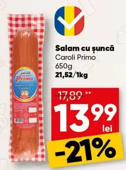 PROFI Caroli Primo Salam cu șuncă Ofertă