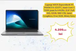 Media Galaxy Laptop Asus ExpertBook P1 P1503CVA-S72777 Ofertă