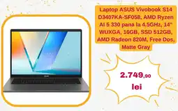 Altex Asus Laptop vivobook s14 d3407ka-sf058 Ofertă
