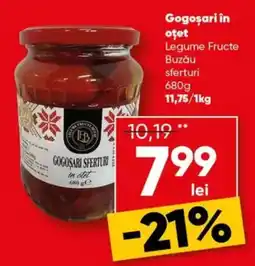 PROFI Legume Fructe Gogoșari Sferturi în otet Ofertă