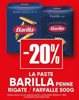 PROFI Barilla penne rigate / farfalle Ofertă