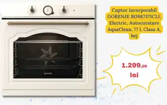 Gorenje Cuptor incorporabil BOS67371CLI