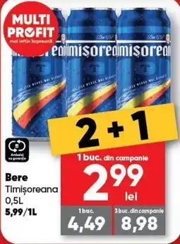 PROFI Bere Timișoreana Ofertă