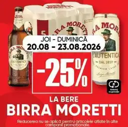 PROFI Birra Moretti Ofertă