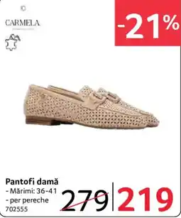 Selgros Carmela pantofi damă Ofertă
