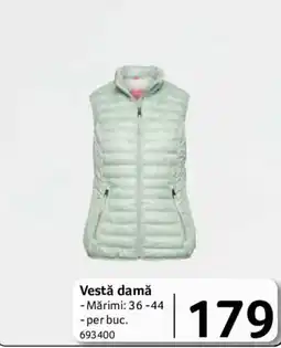 Selgros Vestă damă Ofertă