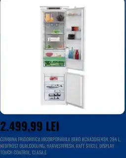Flanco Beko combina frigorifica incorporabila Ofertă