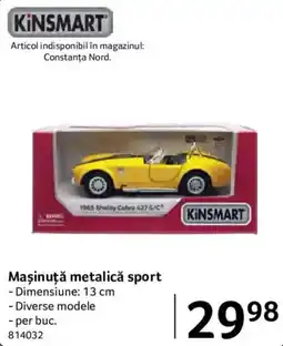 Selgros Kinsmart mașinuță metalică sport Ofertă