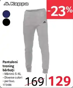 Selgros Kappa pantaloni trening bărbați Ofertă