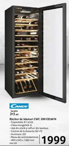 Selgros Candy răcitor de băuturi cwc 200 eelw/n Ofertă