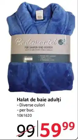 Selgros Bademantel halat de baie adulti Ofertă