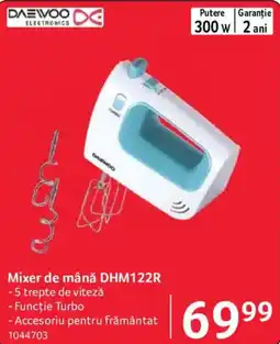 Selgros Daewoo mixer de mână DHM122R Ofertă