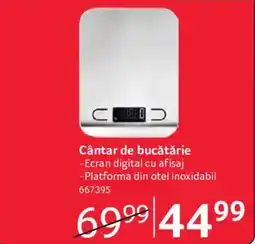 Selgros Cântar de bucătărie Ofertă