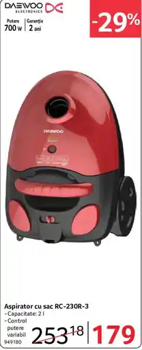 Selgros Daewoo aspirator cu sac rc-230r-3 Ofertă