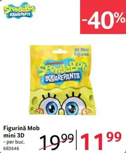 Selgros SpongeBob SquarePants Figurină Mob mini 3D Ofertă