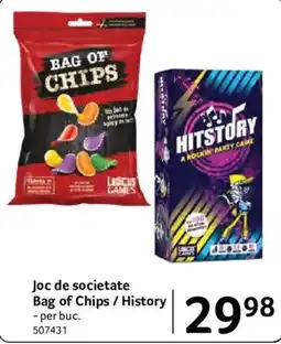 Selgros Ludicus Games Bag of Chips / History Ofertă