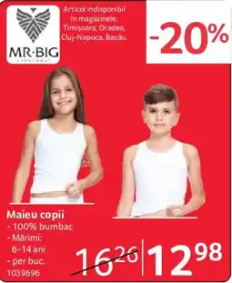 Selgros Mr.Big maieu copii Ofertă