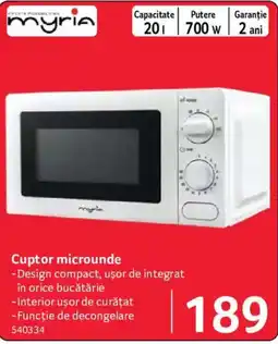 Selgros Myria Cuptor microunde Ofertă