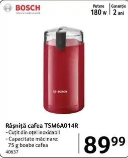 Selgros Bosch rășniță cafea tsm6a014r Ofertă