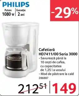 Selgros Philips cafetiera hd7411/00 seria 3000 Ofertă