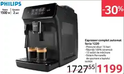 Selgros Philips espressor complet automat seria 1220 Ofertă