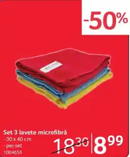 Selgros Set 3 lavete microfibră Ofertă