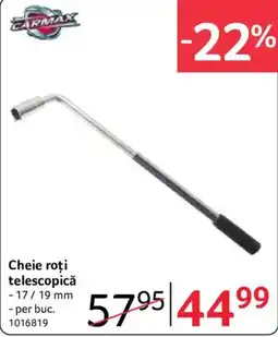 Selgros Carmax cheie roți telescopica Ofertă