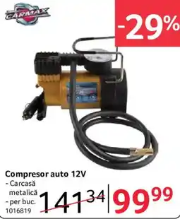 Selgros Carmax compresor auto 12v Ofertă