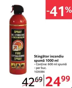 Selgros Stingător incendiu Ofertă