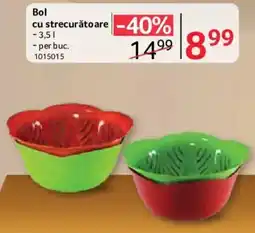 Selgros Bol cu strecurătoare Ofertă