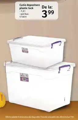 Selgros Cutie depozitare plastic lock Ofertă