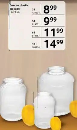 Selgros Borcan plastic cu capc Ofertă