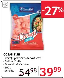 Selgros Ocean Fish Creveți prefierți decorticați Ofertă