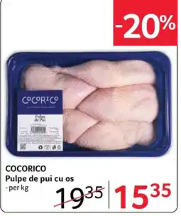 Selgros Cocorico pulpe de pui cu os Ofertă