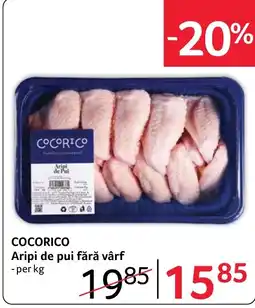 Selgros Cocorico aripi de pui fără vârf Ofertă