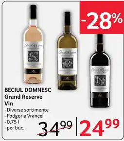 Selgros BeciuL Domnesc Grand Reserve Vin Ofertă