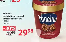Selgros Nirvana înghețată de caramel sărat și de ciocolată Ofertă
